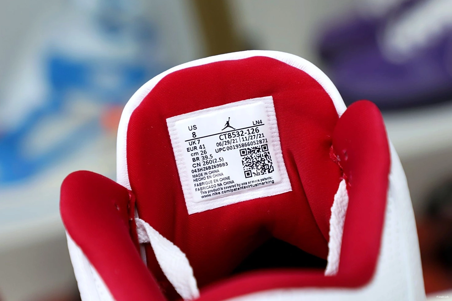 Cardinal 3 Red(CT8532-126） Jordan  Air Retro 0715
